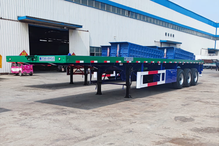 TITAN 40 FT Flatbed Semi Trailer for Sale in Kenya - Dropside/ Flatbed semi-trailer: picture 3 TITAN 40 FT Flatbed Semi Trailer for Sale in Kenya - Dropside/ Flatbed semi-trailer: picture 3