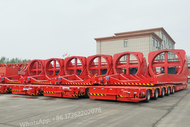 TITAN 5 Axles Lowbed Trailer + Windmill Blade Adapter - Low loader semi-trailer: picture 1 TITAN 5 Axles Lowbed Trailer + Windmill Blade Adapter - Low loader semi-trailer: picture 1