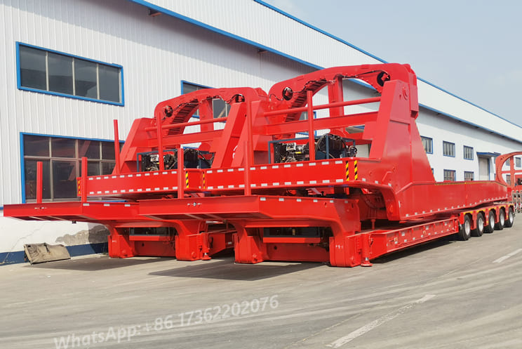 TITAN 5 Axles Lowbed Trailer + Windmill Blade Adapter - Low loader semi-trailer: picture 3 TITAN 5 Axles Lowbed Trailer + Windmill Blade Adapter - Low loader semi-trailer: picture 3