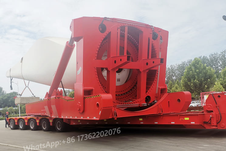 TITAN 5 Axles Lowbed Trailer + Windmill Blade Adapter - Low loader semi-trailer: picture 2 TITAN 5 Axles Lowbed Trailer + Windmill Blade Adapter - Low loader semi-trailer: picture 2