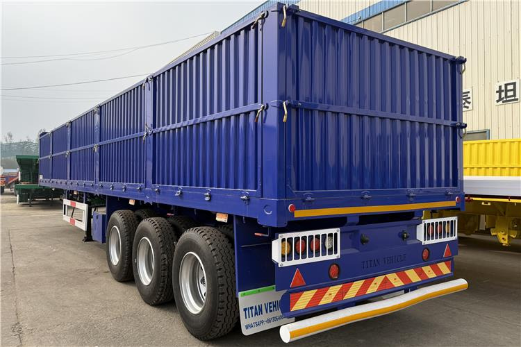 TITAN 60 Ton High Side Wall Semi Trailer for Sale in Zambia - Dropside/ Flatbed semi-trailer: picture 1 TITAN 60 Ton High Side Wall Semi Trailer for Sale in Zambia - Dropside/ Flatbed semi-trailer: picture 1