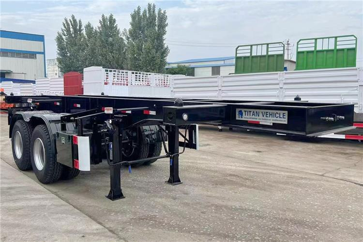 TITAN In Stock 20 ft Shipping Container Trailer for Sale In Ghana - Chassis semi-trailer: picture 5 TITAN In Stock 20 ft Shipping Container Trailer for Sale In Ghana - Chassis semi-trailer: picture 5