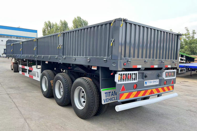 TITAN Side Wall Semi Trailer for Sale in Tanzania - Dropside/ Flatbed semi-trailer: picture 1 TITAN Side Wall Semi Trailer for Sale in Tanzania - Dropside/ Flatbed semi-trailer: picture 1