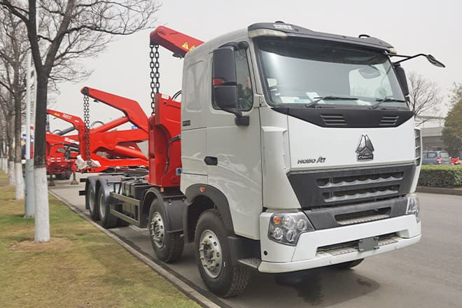 XCMG 37 Ton Side Loader Truck for Sale in Mexico - Container transporter/ Swap body truck: picture 4 XCMG 37 Ton Side Loader Truck for Sale in Mexico - Container transporter/ Swap body truck: picture 4