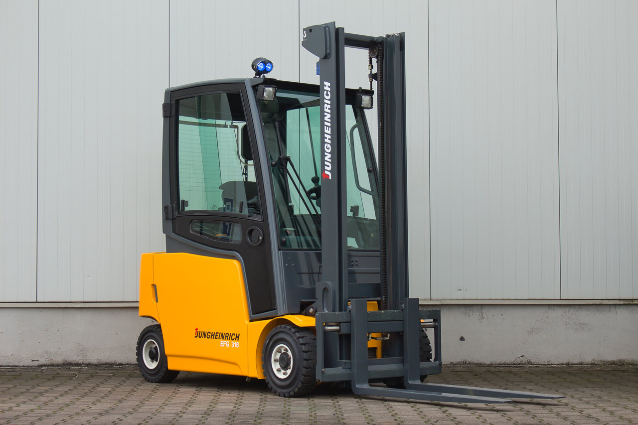 JUNGHEINRICH EFG316 Kabine Heizung Elektro 4-Rad - Electric forklift: picture 3 JUNGHEINRICH EFG316 Kabine Heizung Elektro 4-Rad - Electric forklift: picture 3
