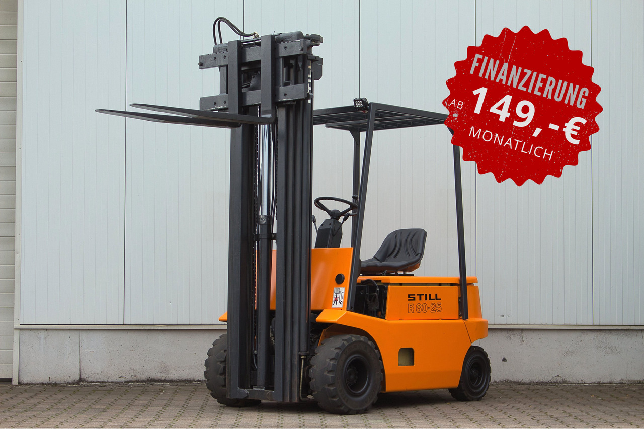 STILL R60-25 - Triplex 6,2m - 2500kg - Electric forklift: picture 1 STILL R60-25 - Triplex 6,2m - 2500kg - Electric forklift: picture 1