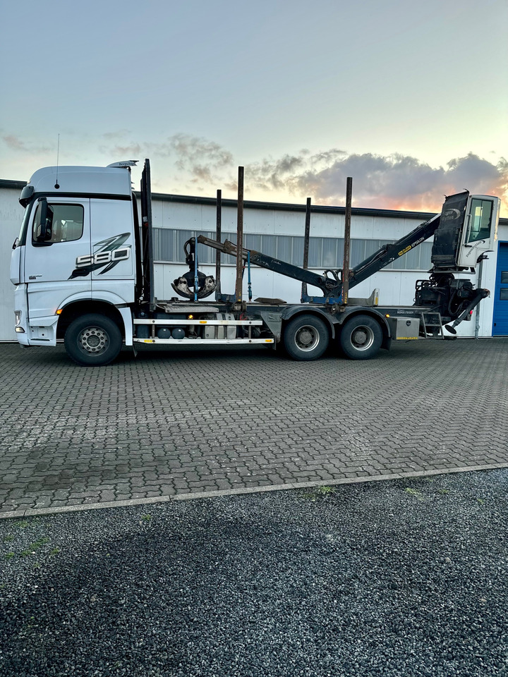 Mercedes Arocs 3358 L 6x4 Radstand 4500 Arocs 3358 L 6x4 Blatt-Luft Gefedert - Timber truck: picture 2 Mercedes Arocs 3358 L 6x4 Radstand 4500 Arocs 3358 L 6x4 Blatt-Luft Gefedert - Timber truck: picture 2