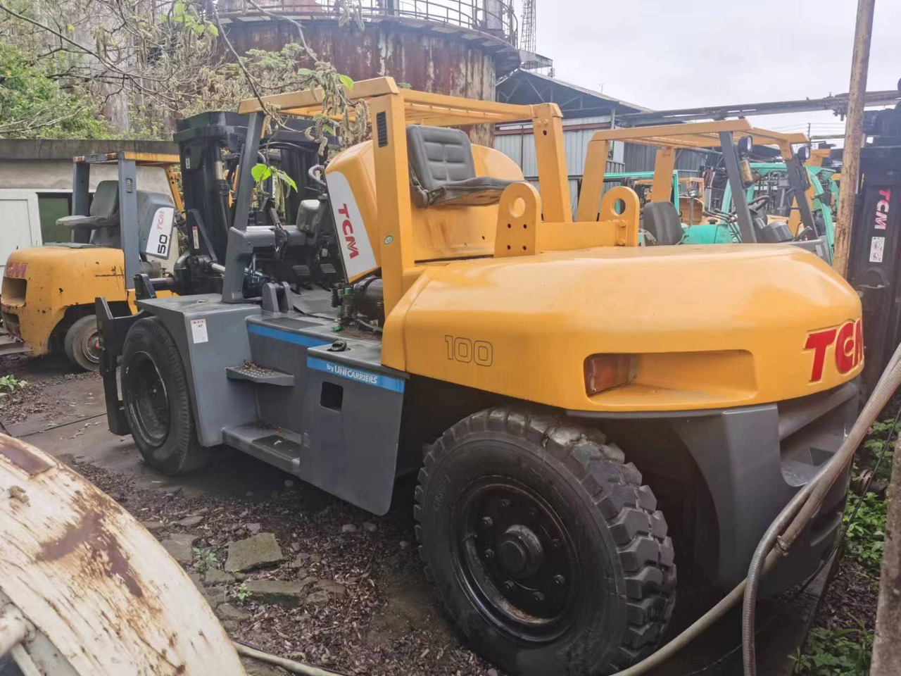 TCM 10 ton FD100 with side shifter - Diesel forklift: picture 1 TCM 10 ton FD100 with side shifter - Diesel forklift: picture 1
