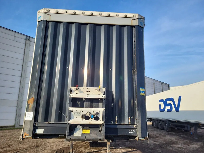 Krone SD Forklift Lift+Lenkachse Kooiaap Palettenkasten SAF Sliding Roof 2015 - Curtainsider semi-trailer: picture 4 Krone SD Forklift Lift+Lenkachse Kooiaap Palettenkasten SAF Sliding Roof 2015 - Curtainsider semi-trailer: picture 4