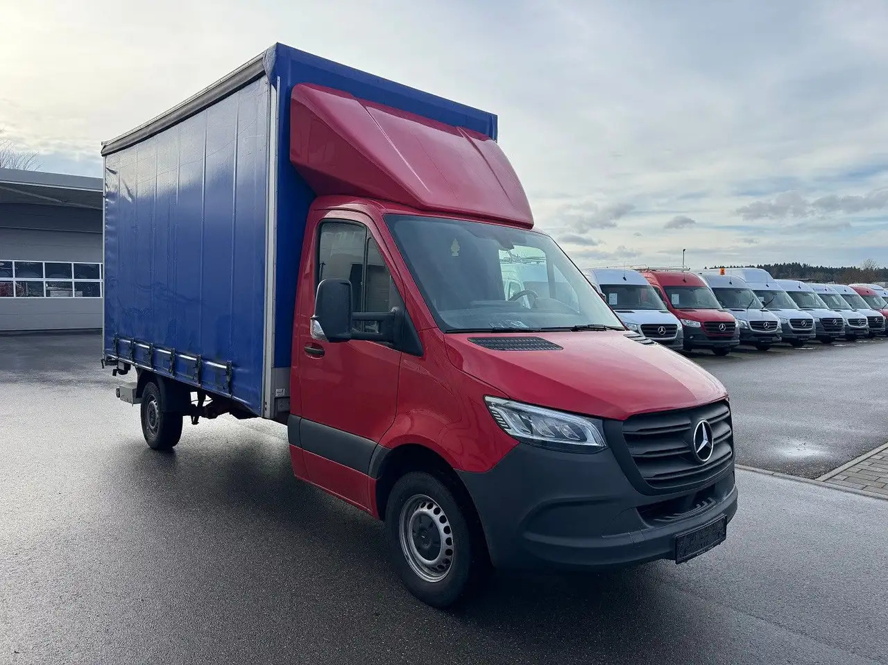 Mercedes-Benz Sprinter 319 CDI Maxi Lang Pritsche Plane MBUX - Curtain side van: picture 2 Mercedes-Benz Sprinter 319 CDI Maxi Lang Pritsche Plane MBUX - Curtain side van: picture 2