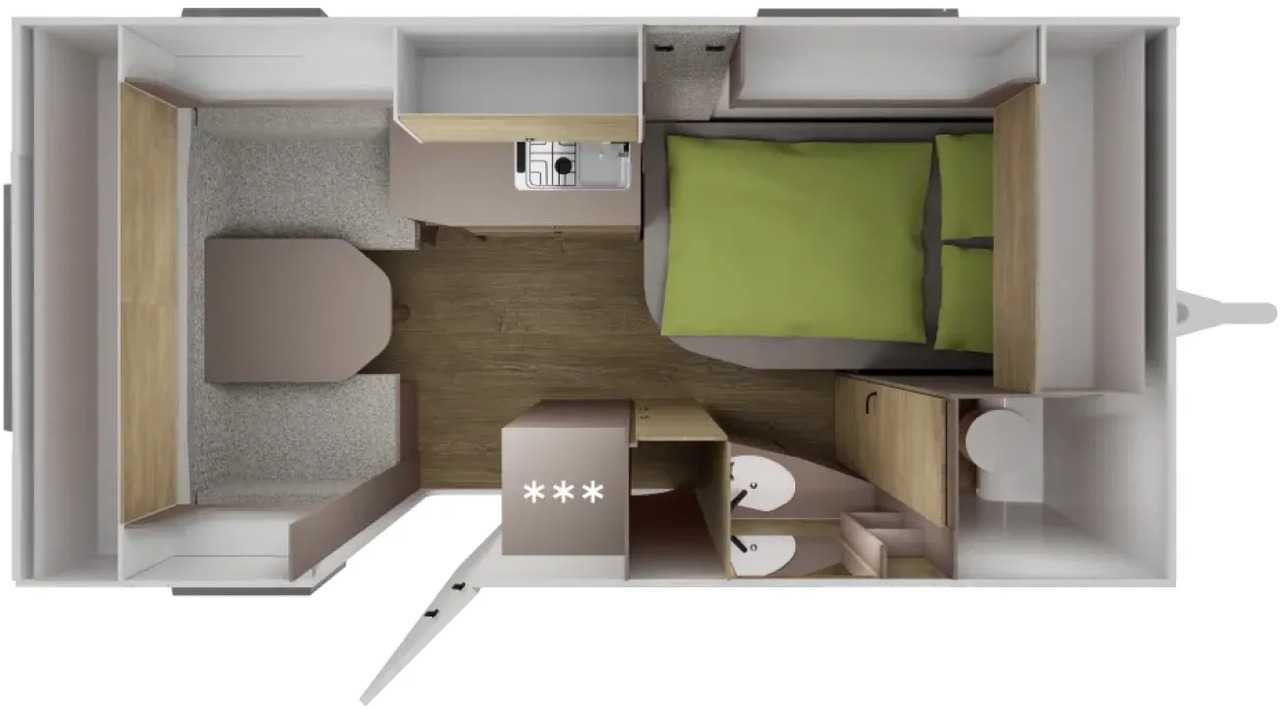 Wohnwagen NEXT 380 AKS, NXtec 1.3, NXcom - Caravan: picture 2 Wohnwagen NEXT 380 AKS, NXtec 1.3, NXcom - Caravan: picture 2