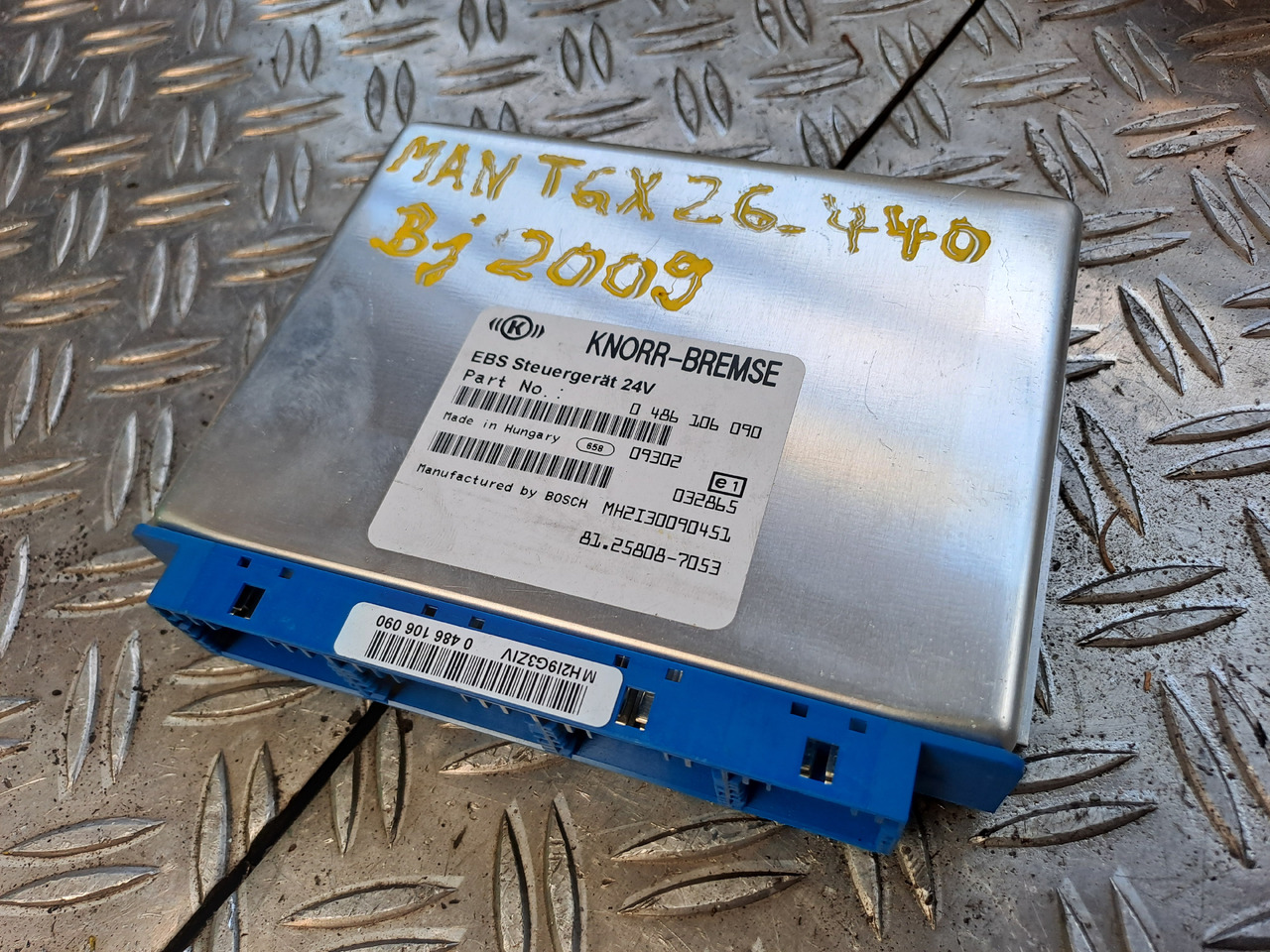 Gebrauchtes MAN TGX 26.440 EBS 5 Steuergerät 24 V , Artikel - Nr.: 81.25808 - 7053 - ECU for Truck: picture 5 Gebrauchtes MAN TGX 26.440 EBS 5 Steuergerät 24 V , Artikel - Nr.: 81.25808 - 7053 - ECU for Truck: picture 5