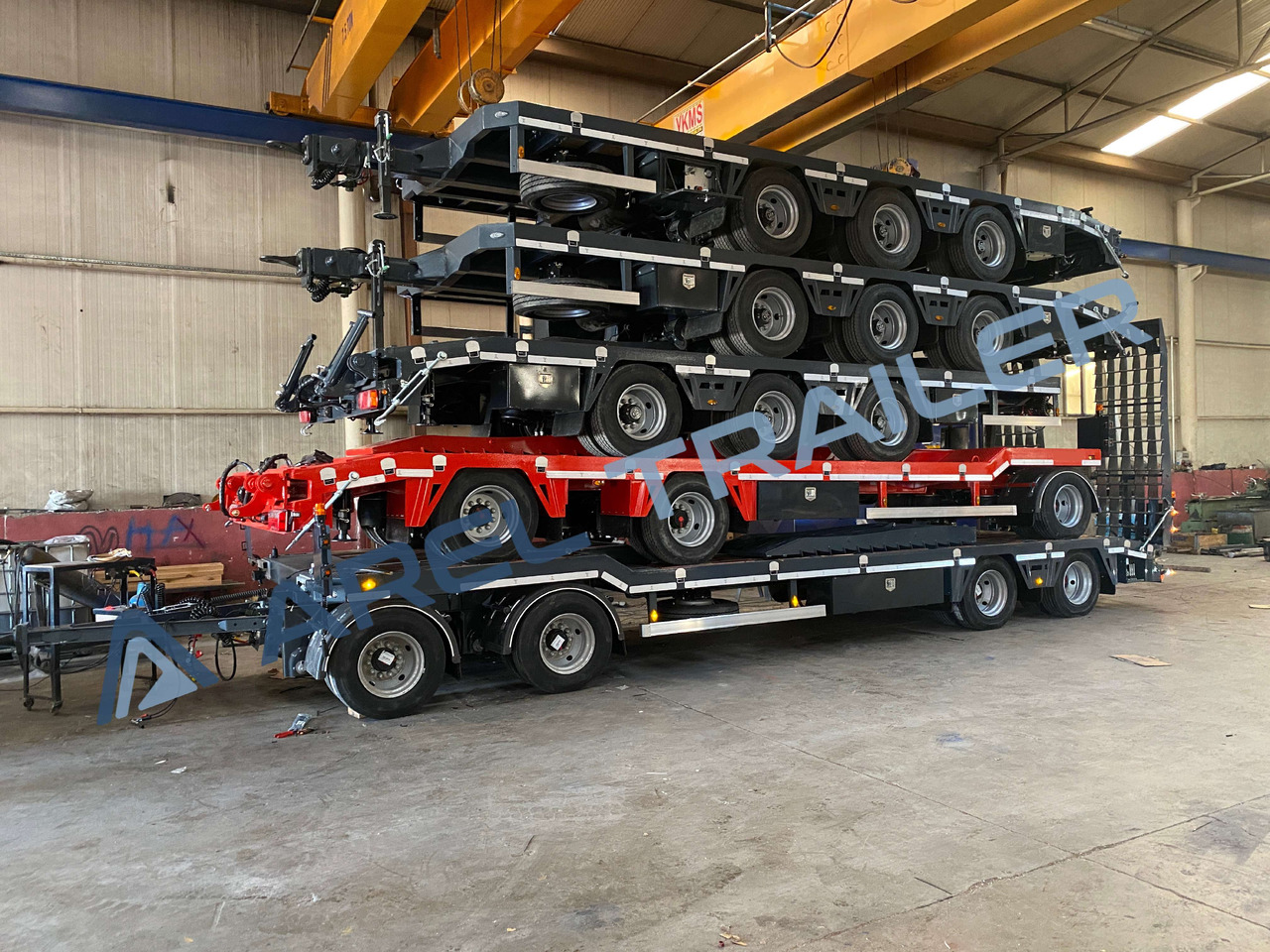 AREL TRAILER 2+2 4 AXLE DRAWBAR REMORQUE TRAILER - Low loader trailer: picture 2 AREL TRAILER 2+2 4 AXLE DRAWBAR REMORQUE TRAILER - Low loader trailer: picture 2