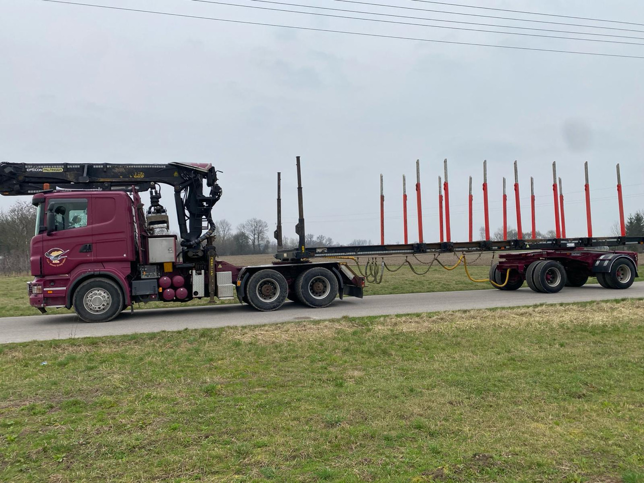 SCANIA R500 - Tractor unit, Timber semi-trailer: picture 3 SCANIA R500 - Tractor unit, Timber semi-trailer: picture 3