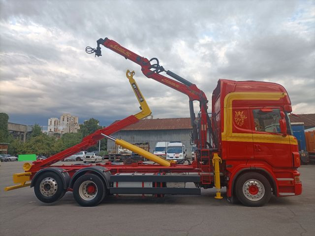 Scania R 500-Kran EPSILON-6x2-KLIM.-Ret. - Hook lift truck, Crane truck: picture 4 Scania R 500-Kran EPSILON-6x2-KLIM.-Ret. - Hook lift truck, Crane truck: picture 4