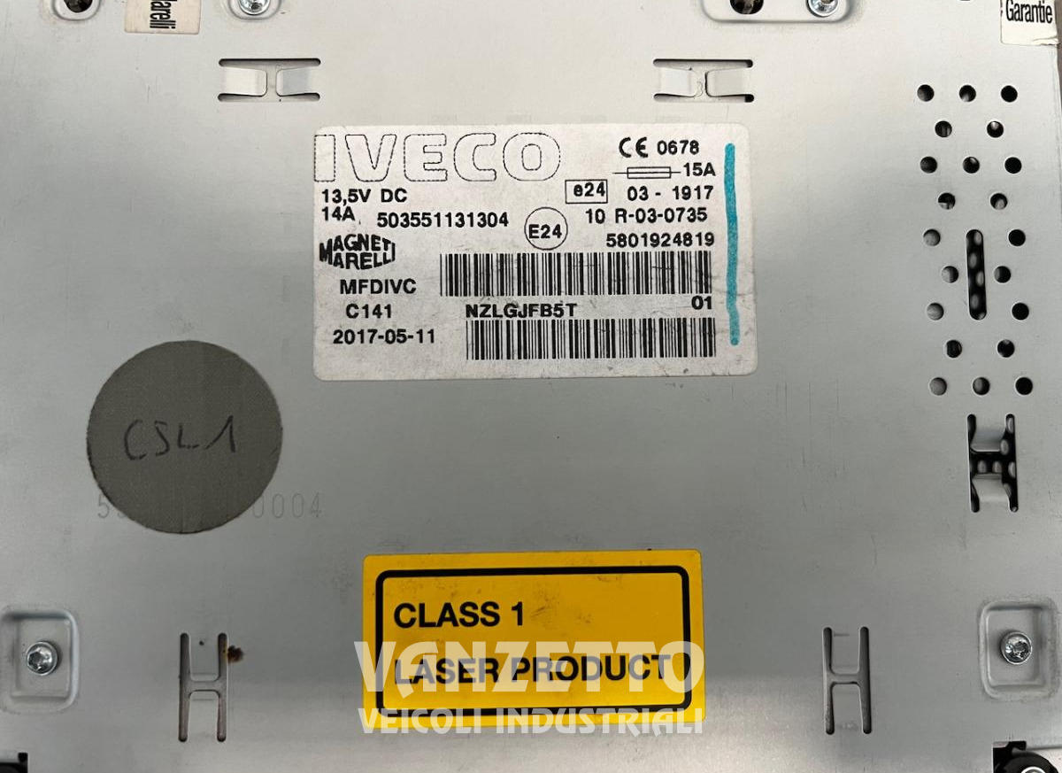 CENTRALINA RADIO NAVIGATORE IVECO STRALIS 5801924819 - 503551131304 - Other machinery: picture 4 CENTRALINA RADIO NAVIGATORE IVECO STRALIS 5801924819 - 503551131304 - Other machinery: picture 4