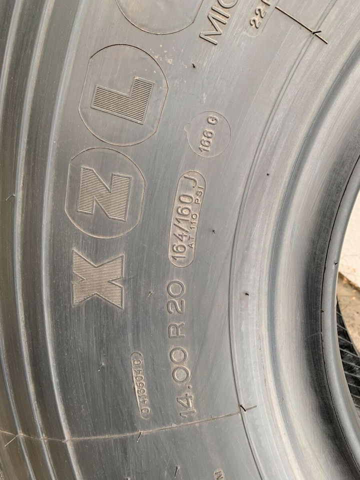 Michelin 14.00R20 Michelin xzl+ - Tire for Truck: picture 4 Michelin 14.00R20 Michelin xzl+ - Tire for Truck: picture 4