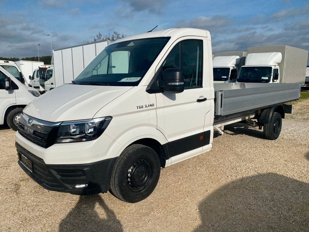 MAN TGE L4 Pritsche 140Ps SOFORT MAN TGE L4 Pritsche 140Ps SOFORT - Open body delivery van: picture 1 MAN TGE L4 Pritsche 140Ps SOFORT MAN TGE L4 Pritsche 140Ps SOFORT - Open body delivery van: picture 1
