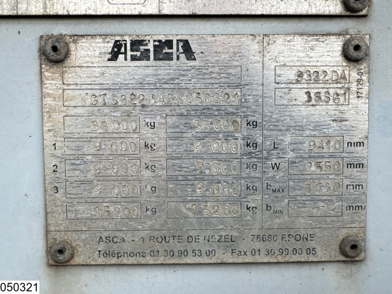 ASCA Chassis 20 / 30 ft - Container transporter/ Swap body semi-trailer: picture 4 ASCA Chassis 20 / 30 ft - Container transporter/ Swap body semi-trailer: picture 4