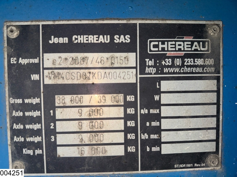 Chereau Koel vries Carrier Vector 1950 Mt - Refrigerator semi-trailer: picture 4 Chereau Koel vries Carrier Vector 1950 Mt - Refrigerator semi-trailer: picture 4