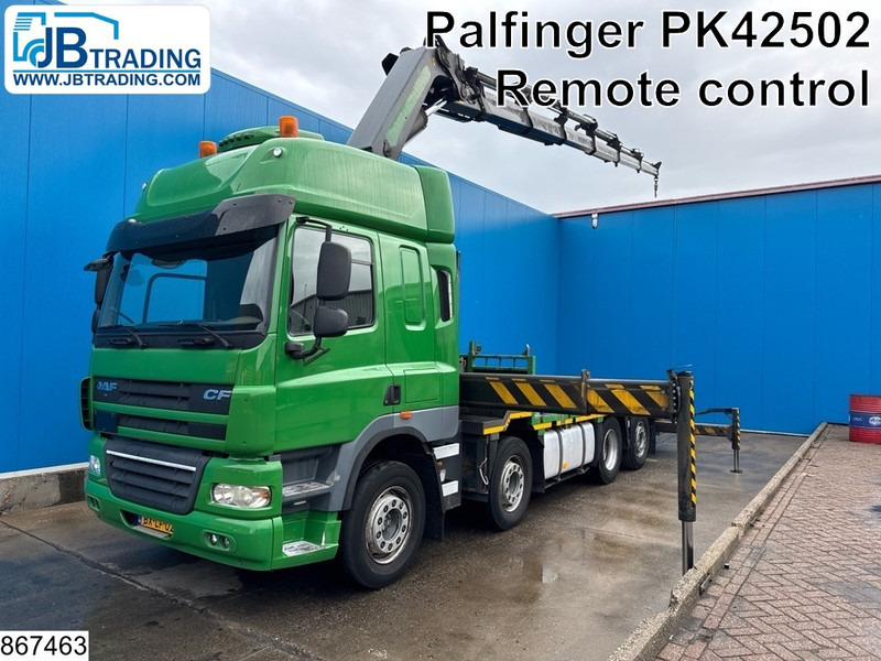 DAF CF 410 8x2, EURO 5, Palfinger, Remote, Retarder - Dropside/ Flatbed truck, Crane truck: picture 1 DAF CF 410 8x2, EURO 5, Palfinger, Remote, Retarder - Dropside/ Flatbed truck, Crane truck: picture 1