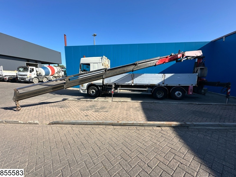 Dropside/ Flatbed truck, Crane truck DAF XF 410 6x2, Fassi, Retarder, Remote: picture 13