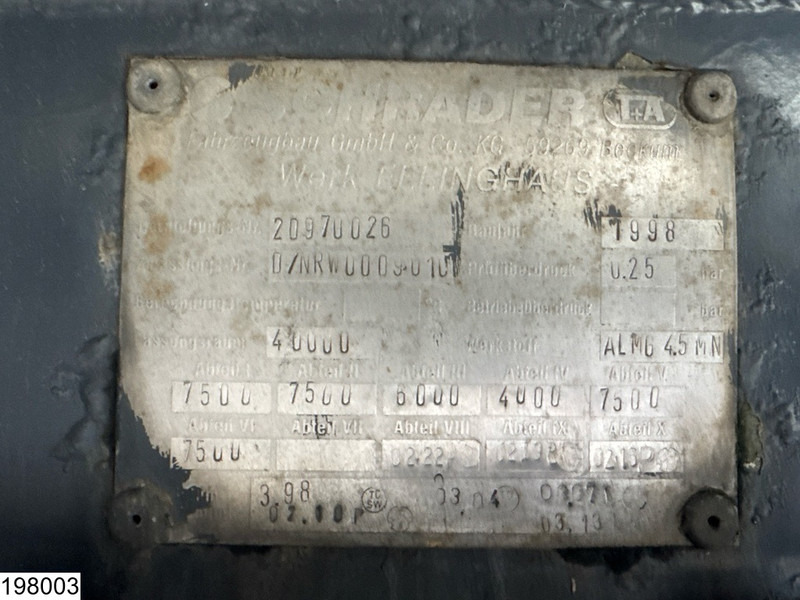 ELLINGHAUS Fuel 40.000 Liter, 6 Comp, ADR - Tanker semi-trailer: picture 4 ELLINGHAUS Fuel 40.000 Liter, 6 Comp, ADR - Tanker semi-trailer: picture 4