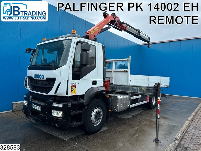 Iveco Stralis 310 EURO 6, Palfinger, Leaf spring - Dropside/ Flatbed truck, Crane truck: picture 1 Iveco Stralis 310 EURO 6, Palfinger, Leaf spring - Dropside/ Flatbed truck, Crane truck: picture 1