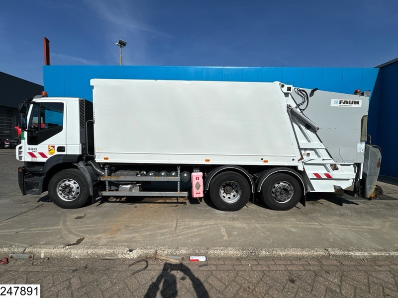 Garbage truck Iveco Stralis 330 6x2, EURO 5, Retarder, Faun, Household waste: picture 15