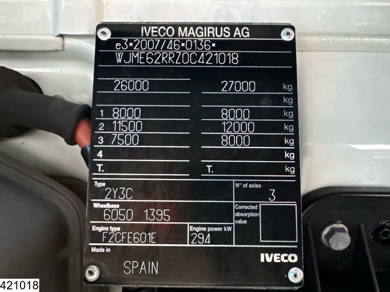 Refrigerator truck Iveco Stralis 400 CNG-LNG 6x2, EURO 6, Retarder, Cryofridge, Dhollandia: picture 7