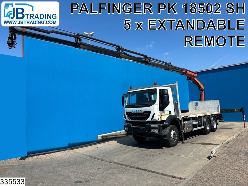 Iveco Trakker 360 6X4, EURO 6, Palfinger, Remote - Dropside/ Flatbed truck, Crane truck: picture 1 Iveco Trakker 360 6X4, EURO 6, Palfinger, Remote - Dropside/ Flatbed truck, Crane truck: picture 1