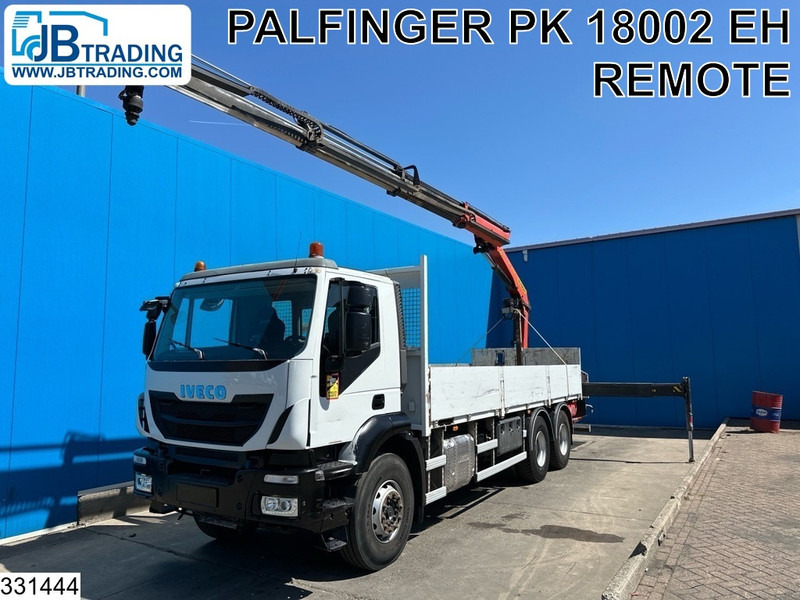 Iveco Trakker 360 6X4, EURO 6, Steel suspension, Palfinger - Dropside/ Flatbed truck, Crane truck: picture 1 Iveco Trakker 360 6X4, EURO 6, Steel suspension, Palfinger - Dropside/ Flatbed truck, Crane truck: picture 1