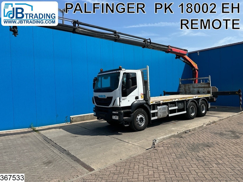 Iveco Trakker 410 6X4, EURO 6, Steel suspension, Retarder - Dropside/ Flatbed truck, Crane truck: picture 1 Iveco Trakker 410 6X4, EURO 6, Steel suspension, Retarder - Dropside/ Flatbed truck, Crane truck: picture 1