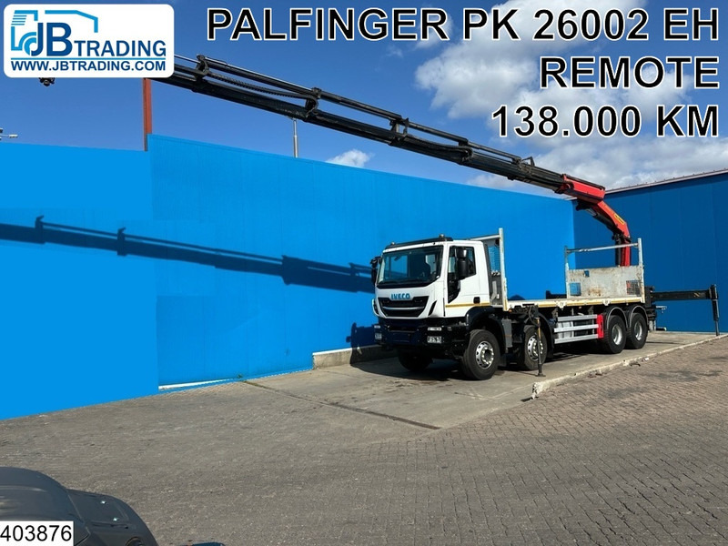 Iveco X-Way 360 8x4, EURO 6, Palfinger, Remote, Steel suspenion - Dropside/ Flatbed truck, Crane truck: picture 1 Iveco X-Way 360 8x4, EURO 6, Palfinger, Remote, Steel suspenion - Dropside/ Flatbed truck, Crane truck: picture 1