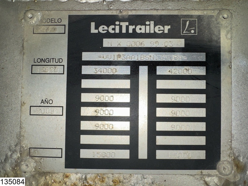 Lecitrailer Tautliner Lift axle - Curtainsider semi-trailer: picture 4 Lecitrailer Tautliner Lift axle - Curtainsider semi-trailer: picture 4