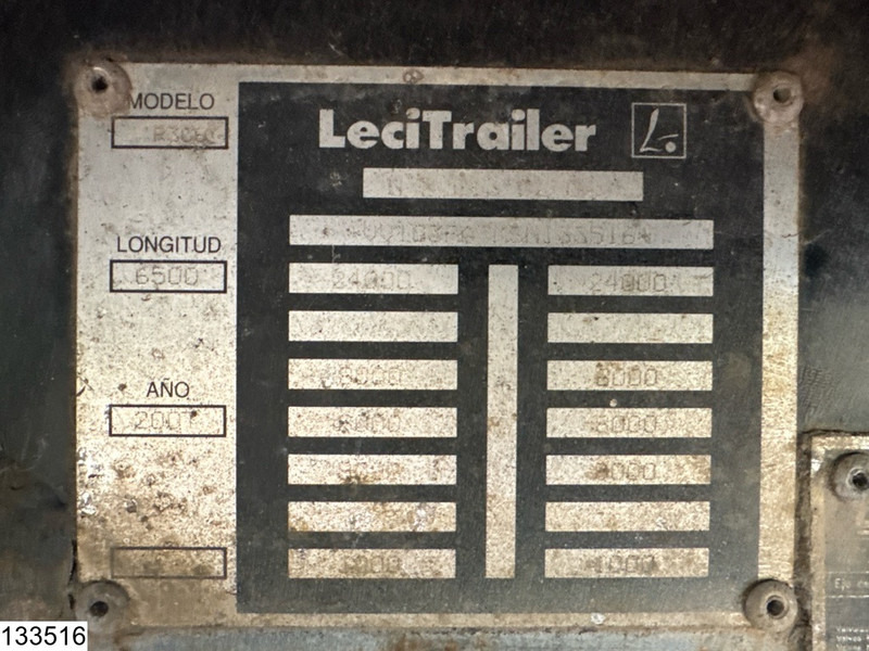 Lecitrailer open laadbak - Dropside/ Flatbed trailer: picture 4 Lecitrailer open laadbak - Dropside/ Flatbed trailer: picture 4