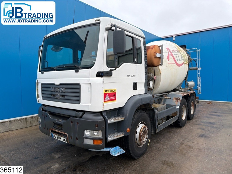 MAN TGA 32 360 6x4, Manual transmission, Leaf spring suspension - Concrete mixer truck: picture 1 MAN TGA 32 360 6x4, Manual transmission, Leaf spring suspension - Concrete mixer truck: picture 1