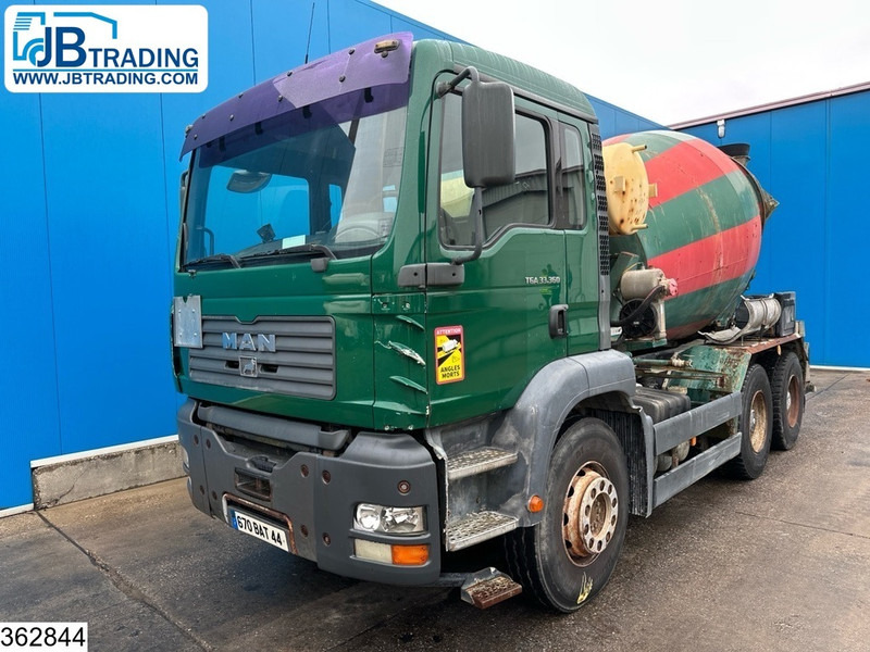 MAN TGA 33 360 6x4, Manual transmission, Leaf spring suspension - Concrete mixer truck: picture 1 MAN TGA 33 360 6x4, Manual transmission, Leaf spring suspension - Concrete mixer truck: picture 1