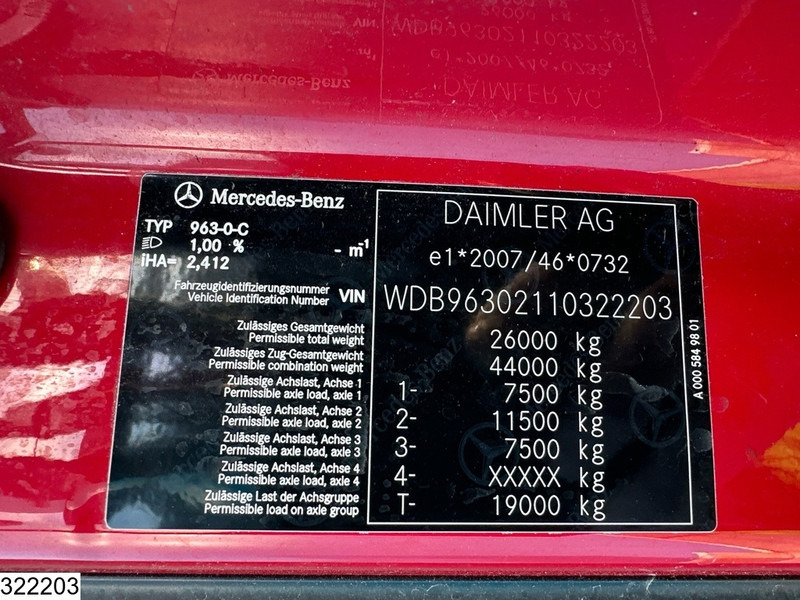 Mercedes-Benz Actros 2548 EURO 6, Lift roof - Curtain side truck: picture 4 Mercedes-Benz Actros 2548 EURO 6, Lift roof - Curtain side truck: picture 4