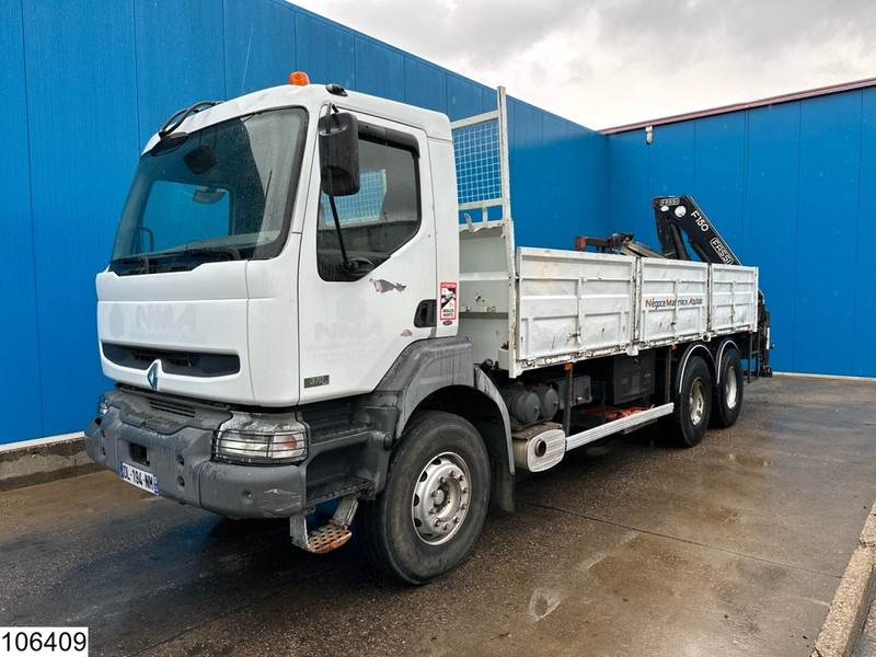 Renault Kerax 370 6x4, Manual, Fassi, Remote, Steelsuspension - Dropside/ Flatbed truck, Crane truck: picture 3 Renault Kerax 370 6x4, Manual, Fassi, Remote, Steelsuspension - Dropside/ Flatbed truck, Crane truck: picture 3