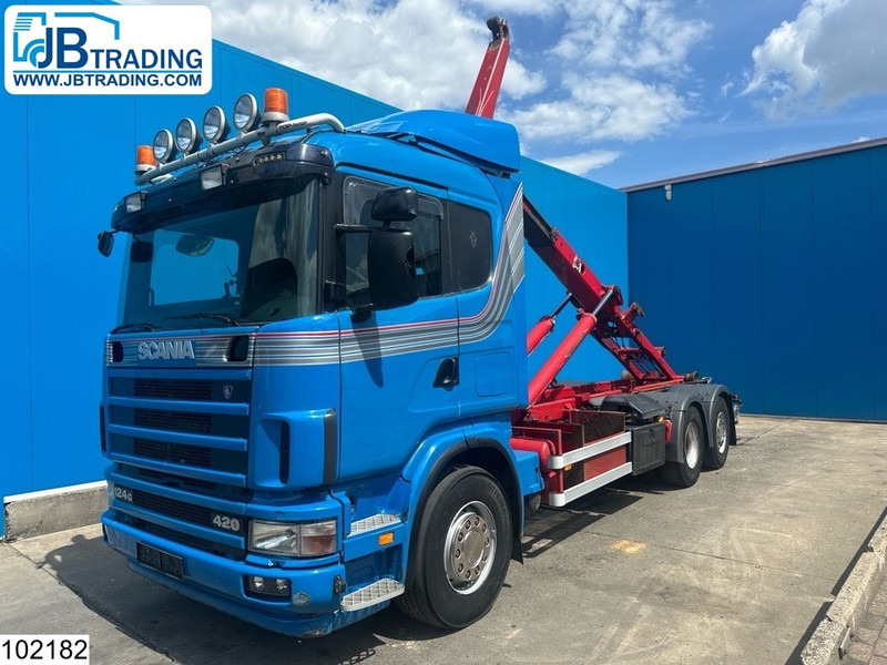 Scania 124 420 6X2, EURO 3, Retarder, Meiller - Hook lift truck: picture 1 Scania 124 420 6X2, EURO 3, Retarder, Meiller - Hook lift truck: picture 1