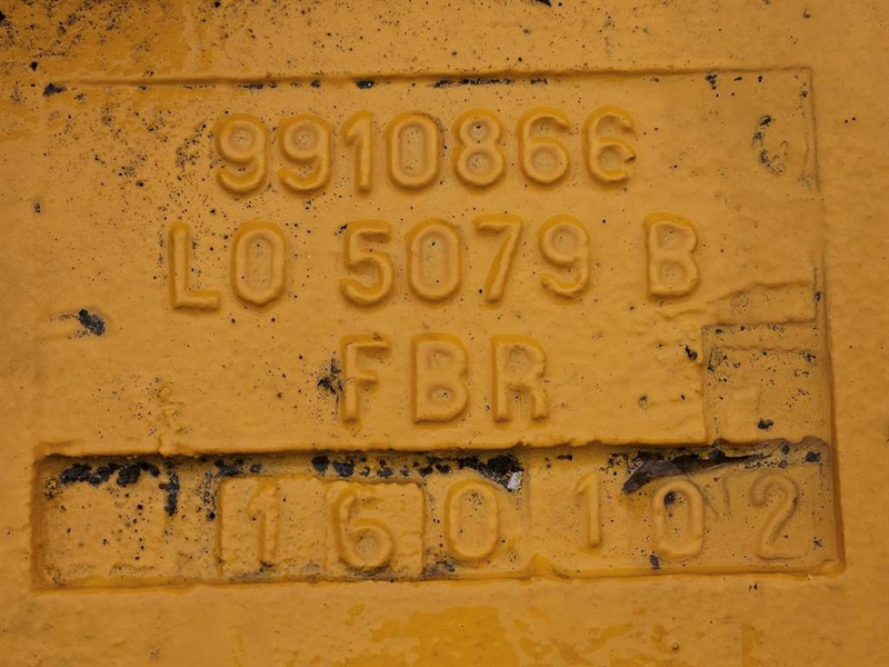 Frame/ Chassis for Construction machinery Liebherr A924B-9910866-Counterweight/Heckgewicht: picture 6