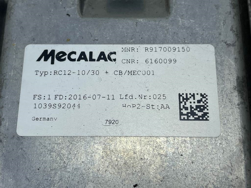 Mecalac 12MTX-6160099-ECU/Control box/Steuermodul - Electrical system for Construction machinery: picture 4 Mecalac 12MTX-6160099-ECU/Control box/Steuermodul - Electrical system for Construction machinery: picture 4