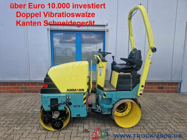 Ammann AV 16-2 Tandem Vibrationswalze Kanten Schneider - Roller: picture 1 Ammann AV 16-2 Tandem Vibrationswalze Kanten Schneider - Roller: picture 1