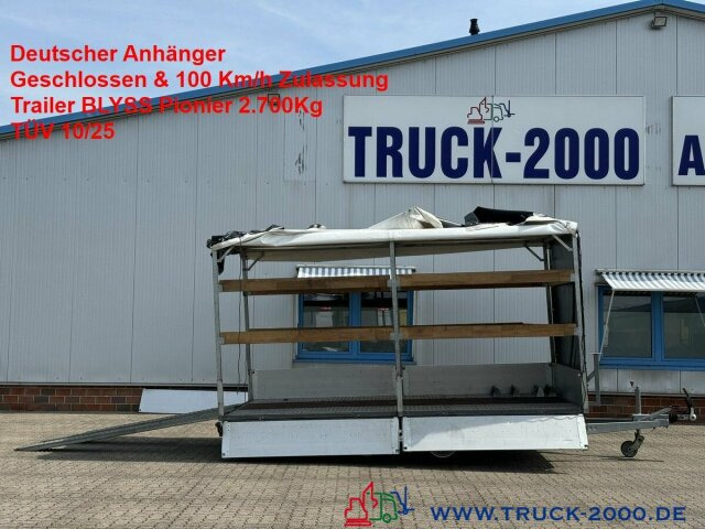 Blyss Pionier Trailer 2.700Kg GESCHLOSSEN 100 Km/h - Autotransporter trailer: picture 1 Blyss Pionier Trailer 2.700Kg GESCHLOSSEN 100 Km/h - Autotransporter trailer: picture 1