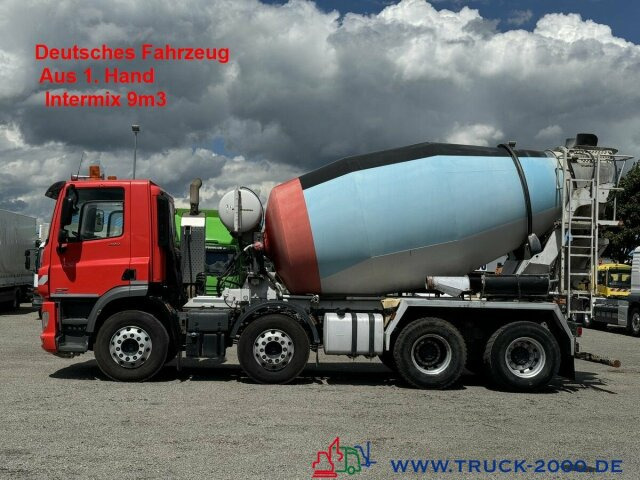 DAF CF400 8x4 Putzmeister-Intermix 9m3 Deutscher LKW - Concrete mixer truck: picture 1 DAF CF400 8x4 Putzmeister-Intermix 9m3 Deutscher LKW - Concrete mixer truck: picture 1