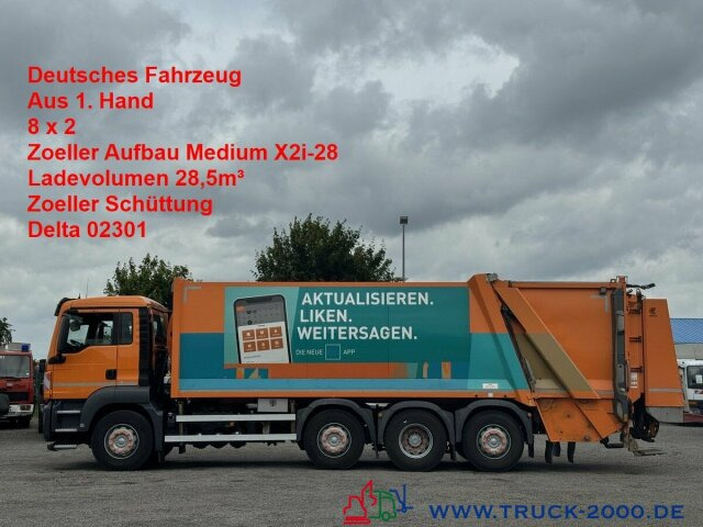 MAN TGS 35.360 8x2 Zoeller 29m³ Medium Schüttung 1.3 - Garbage truck: picture 1 MAN TGS 35.360 8x2 Zoeller 29m³ Medium Schüttung 1.3 - Garbage truck: picture 1