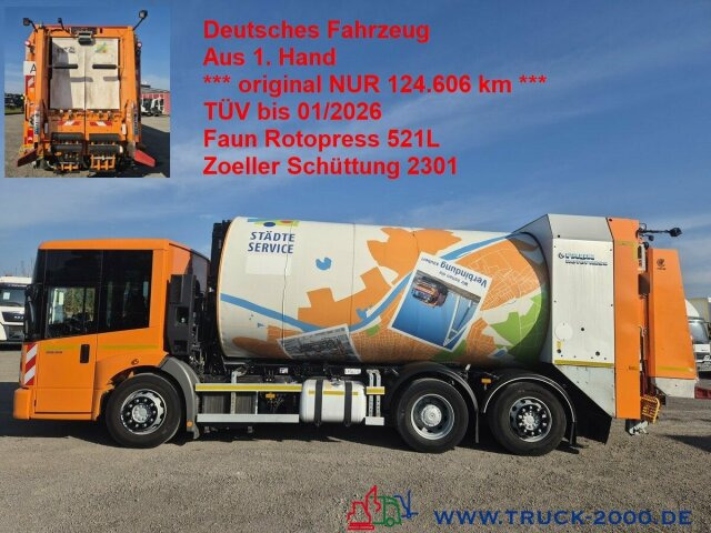 Mercedes-Benz 2635 NGE Faun Rotopress 521L Zoeller Schüttung - Garbage truck: picture 1 Mercedes-Benz 2635 NGE Faun Rotopress 521L Zoeller Schüttung - Garbage truck: picture 1
