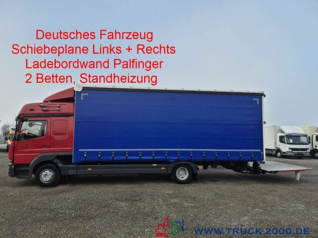 Mercedes-Benz 823 Schiebeplane L+R LBW nur 164TKM Gr.Haus 1.Hd - Curtain side truck: picture 1 Mercedes-Benz 823 Schiebeplane L+R LBW nur 164TKM Gr.Haus 1.Hd - Curtain side truck: picture 1