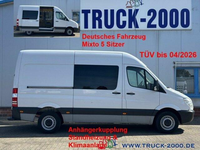 Mercedes-Benz Sprinter 213 Mixto 5 Sitzer Klima Standhzg. AHK - Small van: picture 1 Mercedes-Benz Sprinter 213 Mixto 5 Sitzer Klima Standhzg. AHK - Small van: picture 1